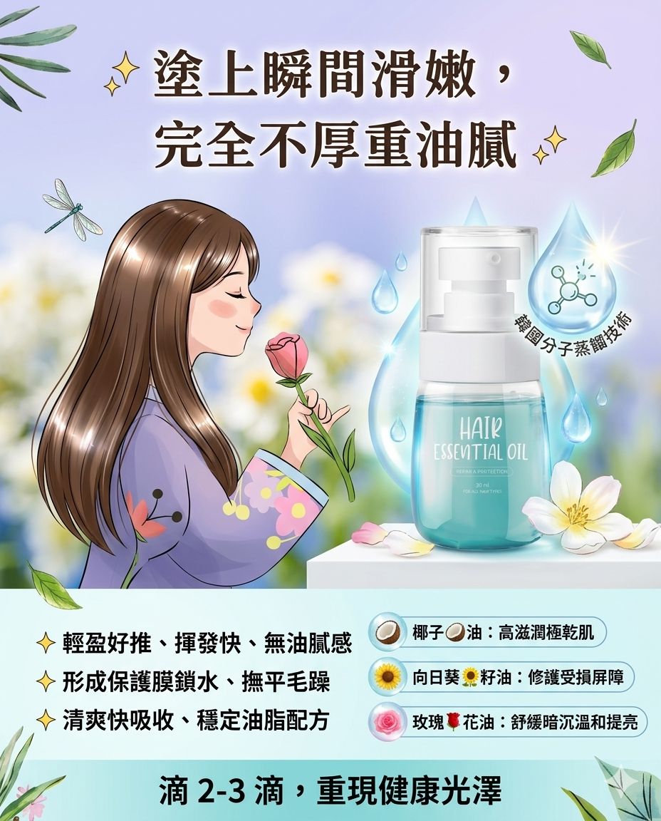 泰國髮尾油